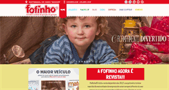 Desktop Screenshot of fofinho.com.br